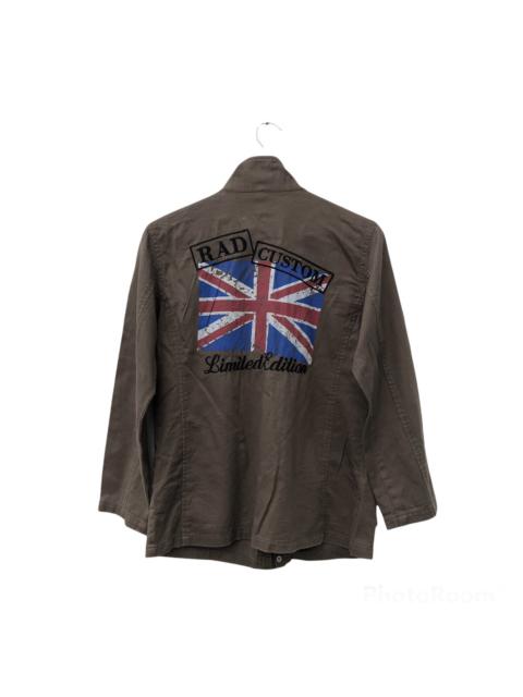 Other Designers Japanese Brand - VINTAGE BIKER JACKET RAD CUSTOM LIMITED EDITION BIG LOGO