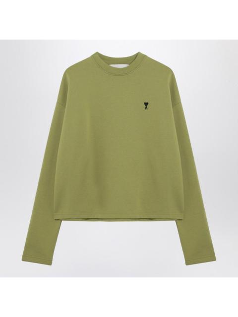 AMI Paris Ami Paris Ami De Coeur Matcha Green Sweatshirt Women