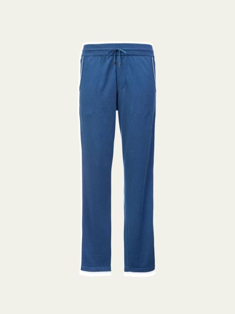 Loro Piana Men's Cashmere Drawstring Leisure Sweatpants