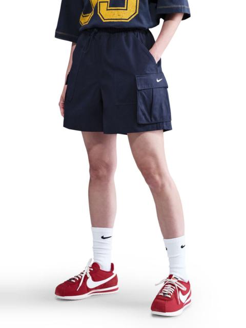 Nike Nike Sportswear Loose Fit 5-Inch Cargo Shorts in Midnight Navy/Sail at Nordstrom