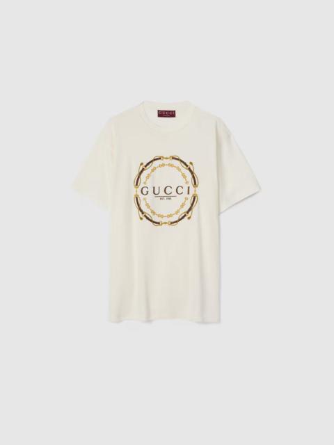 GUCCI Gucci Cotton Jersey T-shirt With Logo