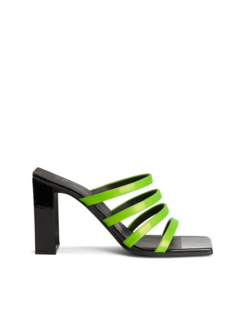 85mm block-heel strappy sandals