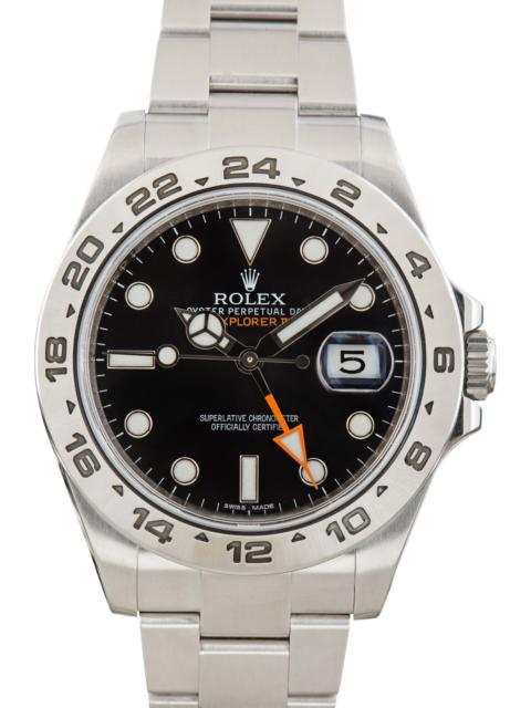 ROLEX Pre-Owned Rolex Explorer II 216570 Black Dial