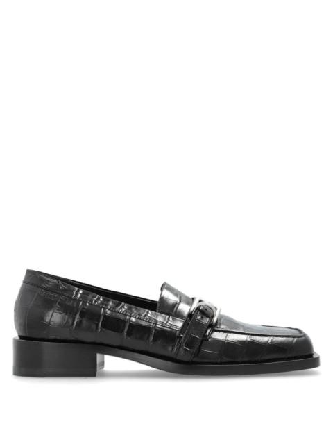 BALENCIAGA Balenciaga Bel Air Croc-Embossed Loafers