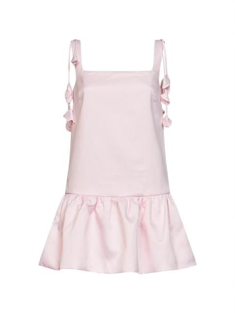 self-portrait Self Portrait Women Pink Flower Taffeta Mini Dress
