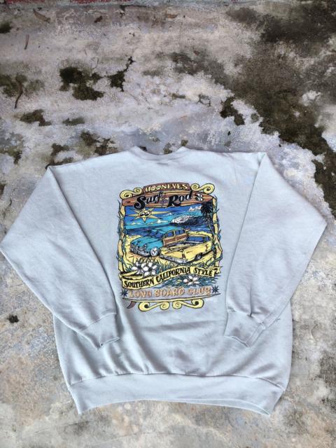Other Designers Vintage 90s Moon Eyes Surf & Hot Rod Sweatshirt