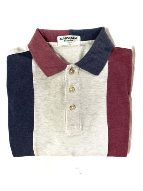 Other Designers Vintage 90s GRANDSLAM munsingwear buttonup XL white/red/blue