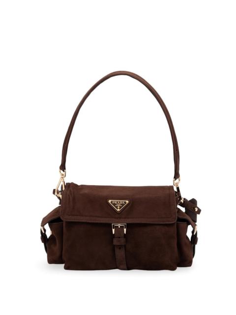 Prada Prada Women Prada Explore Medium Suede Bag