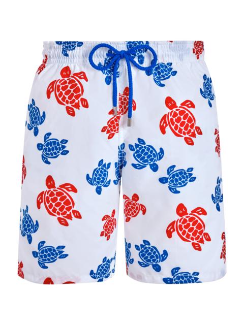 Vilebrequin Men Long Swim Trunks Tortues Multicolores