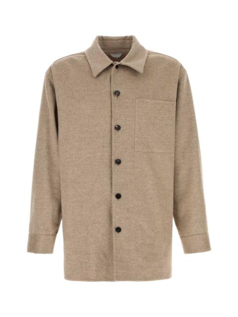 Bottega Veneta Bottega Veneta Men Cappuccino Flannel Shirt
