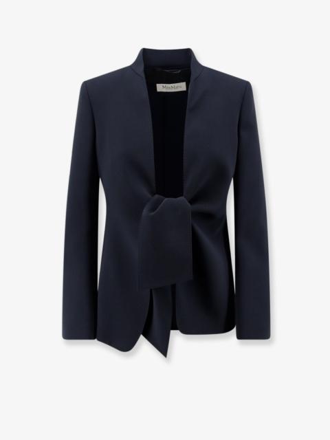 Max Mara Max Mara Women Mxmpalo Cady Blazer With Front Knot Detail