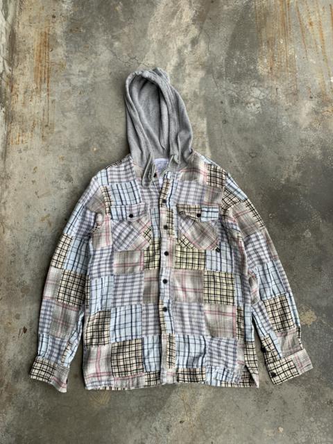 Other Designers Japanese Brand - JapaneseBrand SRES Full Patchwork Flannel Hoodie Jacket