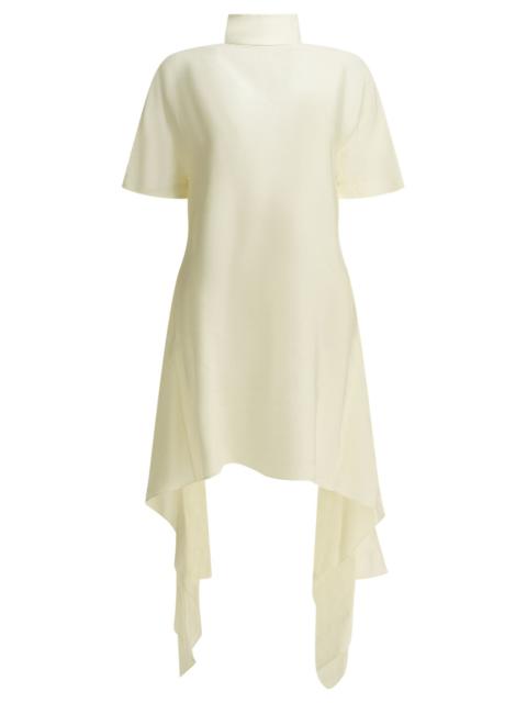 Alaïa Alaïa Asymmetrical Short Dress White