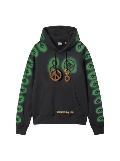 Stussy x Dries Van Noten Embroidered Hoodie 'Black' 318044