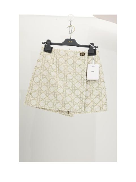 Dior Dior Women Short/Jupe Db-Tweed Cannage Or