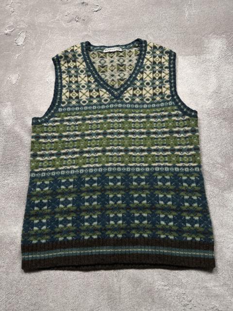 Other Designers Vintage Pendleton Multicolour Lambs Wool Sweater Vest Gilet