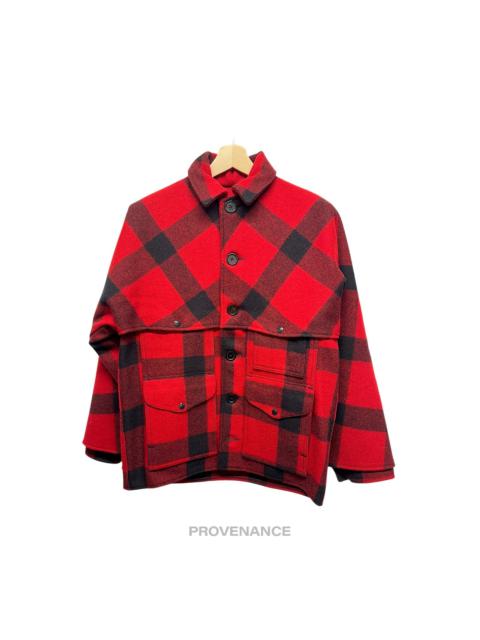 Filson Double Mackinaw Cruiser - Red/Black Plaid Plaid 36