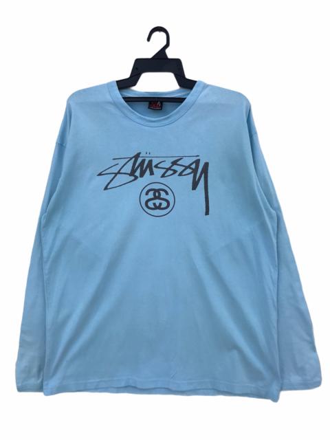 Other Designers Vintage - Vintage Stussy Spellout Long sleeve