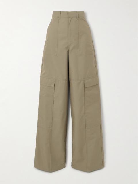 Loewe Cotton-blend Twill Straight-leg Cargo Pants