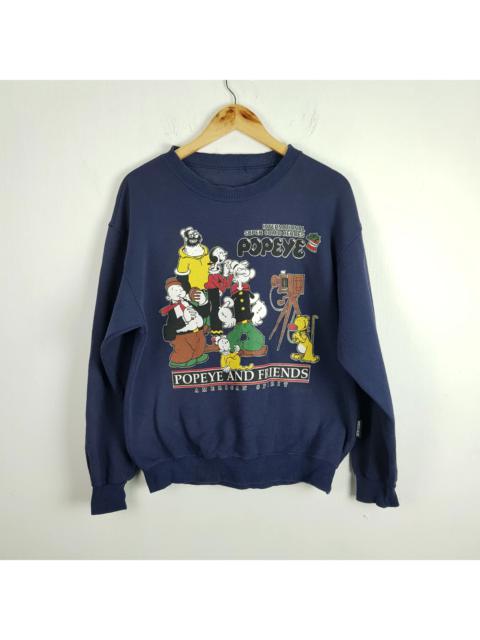 Other Designers Cartoon Network - Vintage Popeye Olive Friends sweatshirt #5464