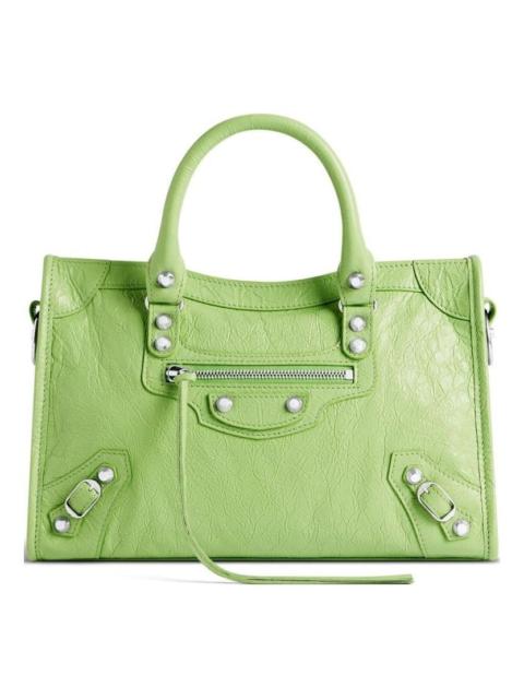 BALENCIAGA (WMNS) Balenciaga Le City Small Bag 'Green' 7977892AA9S3210