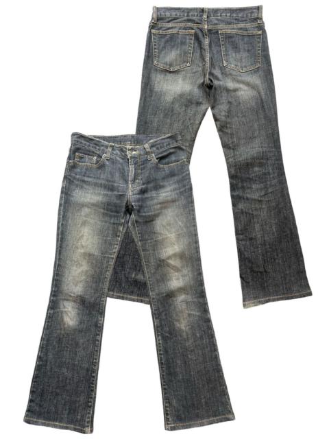 Uniqlo Black Low Rise Bootcut Flare Denim Jeans 30x29