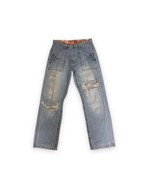 Other Designers T & C Surf Design rectangular patch pocket distressed denim🔥