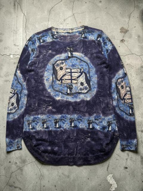 Dolce & Gabbana Vintage Dolce & Gabbana AOP Overprint Sweater Stretchable