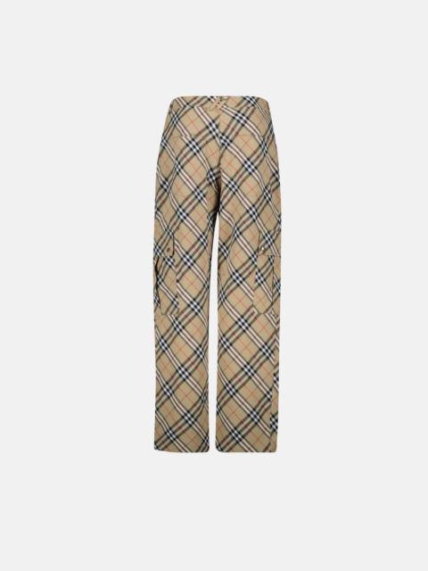 Pantalon à carreaux