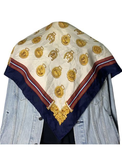 Other Designers Vintage - Longchamp Silk Scarf Made In Italy