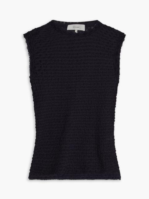 FRAME Stretch-lace top