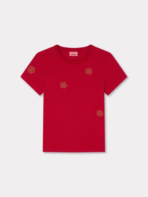 KENZO Multi 'Boke Flower' embroidered T-shirt in cotton