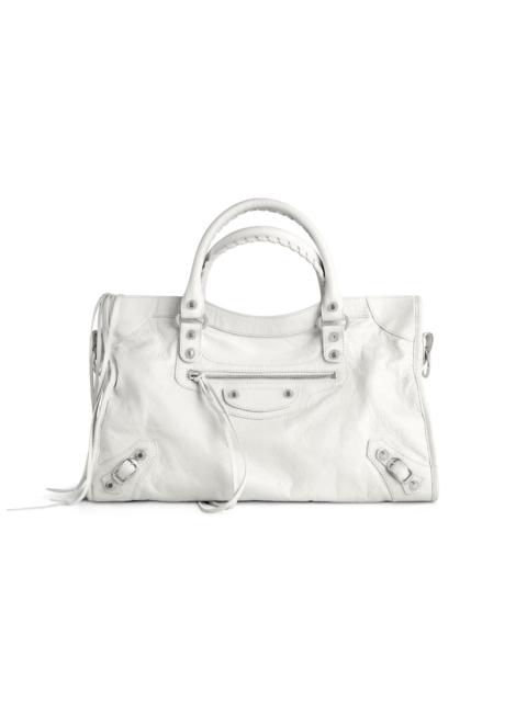 BALENCIAGA Le City Medium Bag  in White