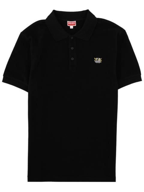 KENZO COTTON POLO SHIRT WITH LOGO