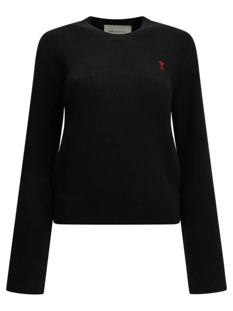 AMI Paris AMI Paris Ami De Coeur Crew-neck Sweater Black