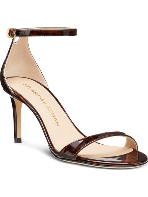 Stuart Weitzman Nudist II 75 Sandal in Dark Brown at Nordstrom