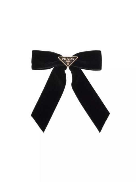 Prada Velvet Hair Clip