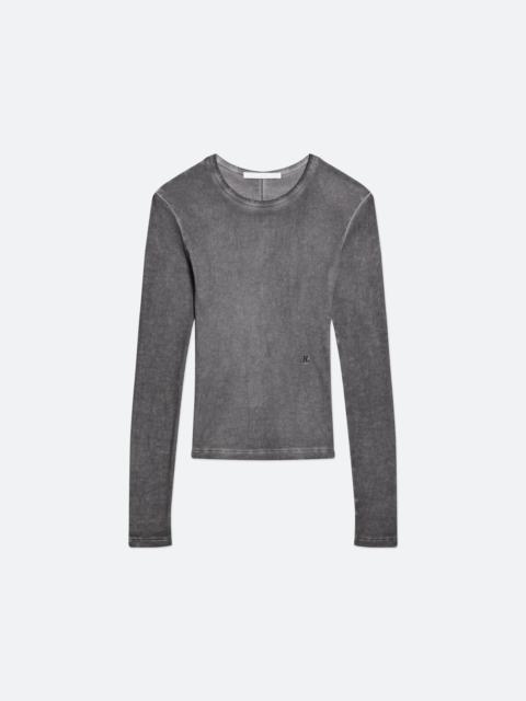 Helmut Lang GARMENT-DYED LONG-SLEEVED TEE