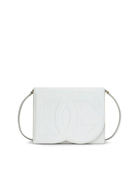 Dolce & Gabbana patent-leather logo crossbody