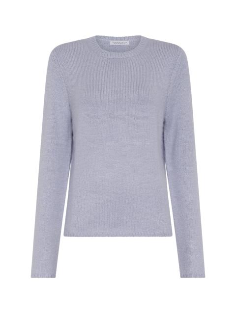 GABRIELA HEARST Titus Knit Sweater in Light Blue Cashmere