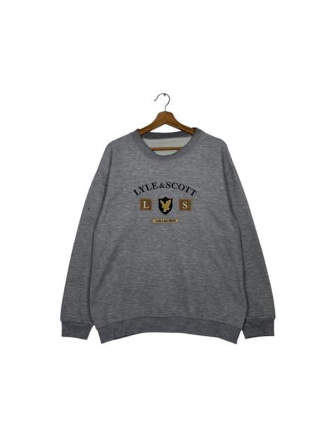 Other Designers Japanese Brand - Lyle & Scott Big logo Crewneck Sweatshirt