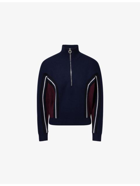 Fusalp Mirala Stand-Collar Knitted Merino-Wool Jumper