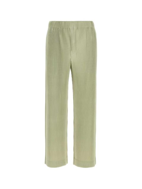 ISSEY MIYAKE Homme Plisse' Issey Miyake Men Sage Green Polyester Pant