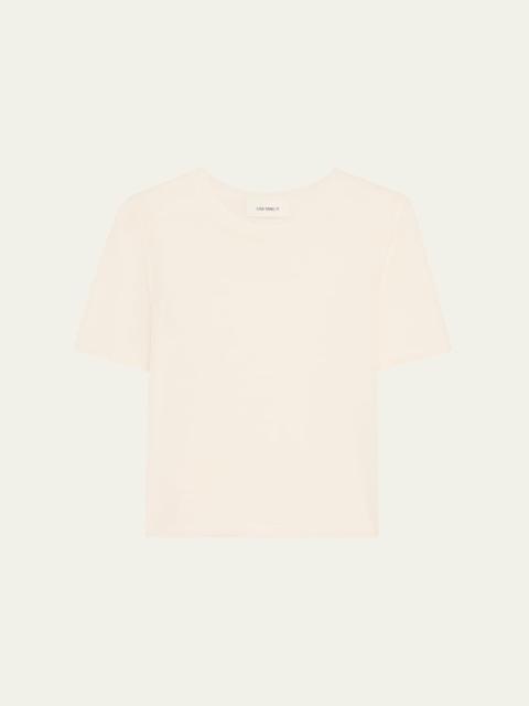 LISA YANG Delila Cashmere Crewneck T-Shirt