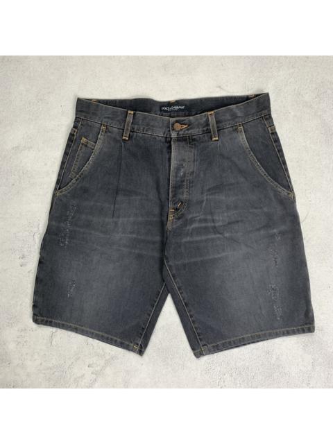 Dolce & Gabbana Dolce & Gabbana Distressed Multi Pocket Short Denim Pants