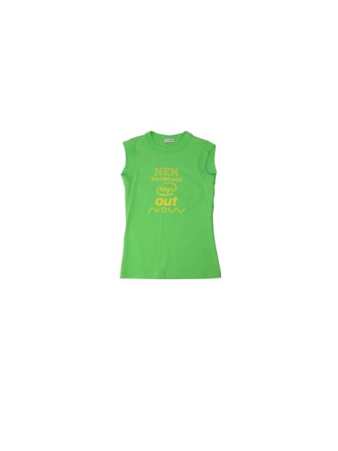 BALENCIAGA Balenciaga New B Logo Tank Top (F34/XS) - Brand New