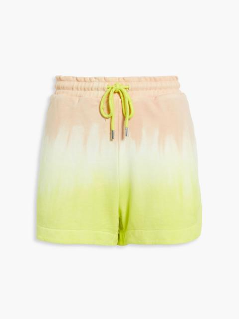 Other Designers Tie-dyed French cotton-terry shorts
