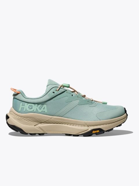 HOKA Women's Transport Shoes in Jade/Oyster Mushroom