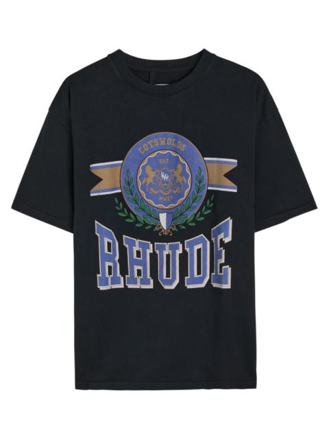 Rhude Rhude Printed Cotton T-shirt