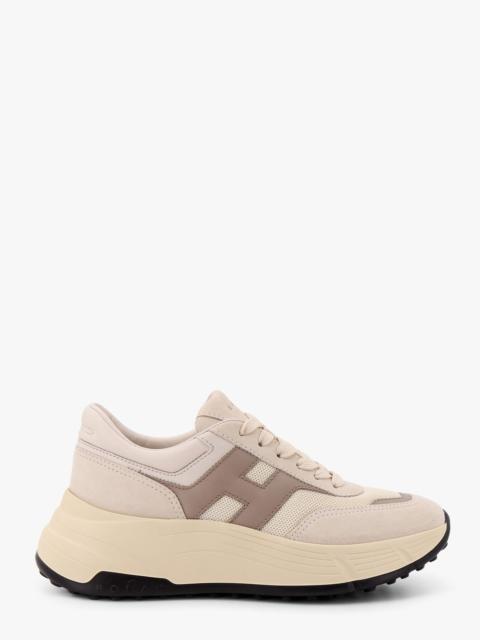 Hogan H669 Mesh And Suede Sneakers
